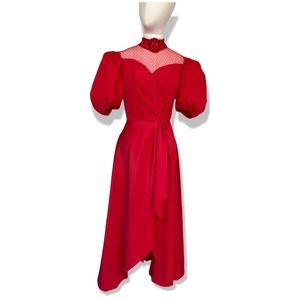 Vintage Red Formal Dress